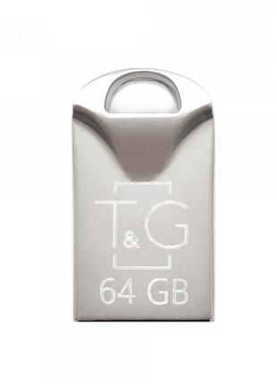 Флеш-накопитель USB 64GB T&G; 106 Metal Series Silver (TG106-64G)