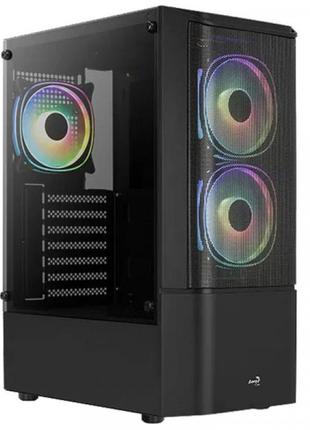 Корпус AeroCool Quantum Mesh-G-BK-v2 (ACCM-PV31033.11) Black б...