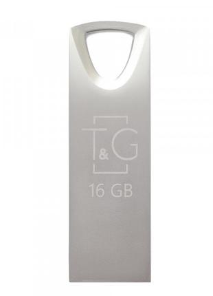 Флешнакопичувач USB 16GB T&G; 117 Metal Series Silver (TG117SL...