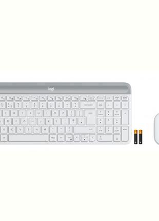 Комплект (клавіатура, миша) бездротовий Logitech MK470 White U...