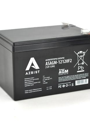 Аккумулятор AZBIST Super AGM ASAGM-12120F2, Black Case, 12V 12...