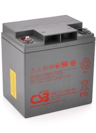 Акумуляторна батарея CSB HRL12110WFR, 12 V 28 Ah (166х125х175м...
