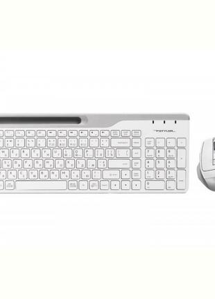 Комплект (клавіатура, миша) бездротовий A4Tech FB2535C Icy Whi...