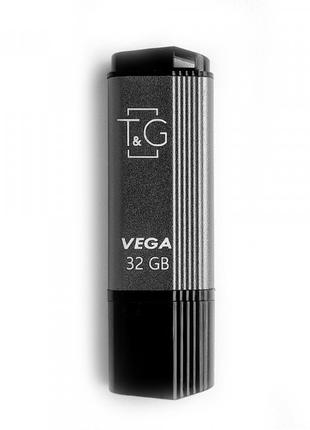 Флешнакопичувач USB 32 GB T&G; 121 Vega Series Grey (TG121-32G...