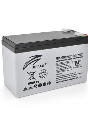 Акумуляторна батарея AGM RITAR HR1236W, Gray Case, 12 V 9.0 Ah...