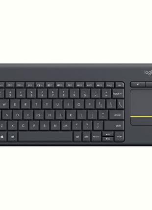 Клавіатура бездротова Logitech K400 Plus Black (920-007145)