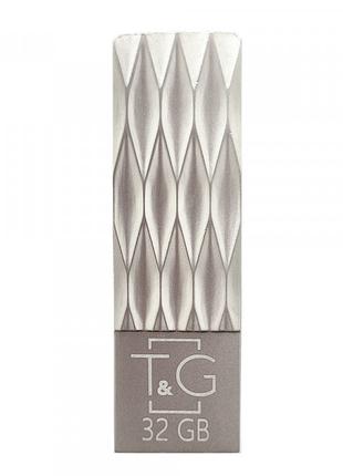 Флешнакопичувач USB 32GB T&G; 103 Metal Series Silver (TG103-32G)