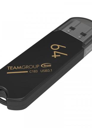 Флешнакопичувач USB3.1 64 GB Team C183 Black (TC183364GB01)