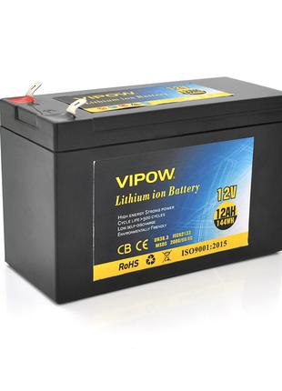 Акумуляторна батарея літієва Vipow 12 V 12 Ah з елементами Li-...