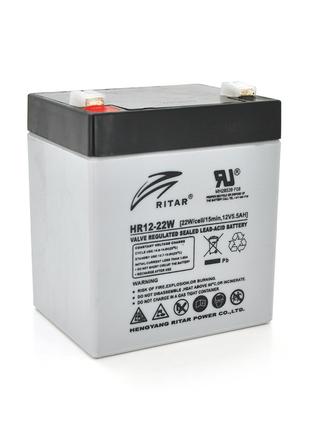 Акумуляторна батарея AGM RITAR HR1222W, Gray Case, 12 V 5.5 Ah...