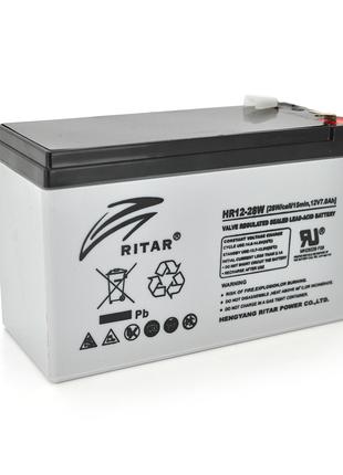 Акумуляторна батарея AGM RITAR HR1228W, Gray Case, 12 V 7.0 Ah...