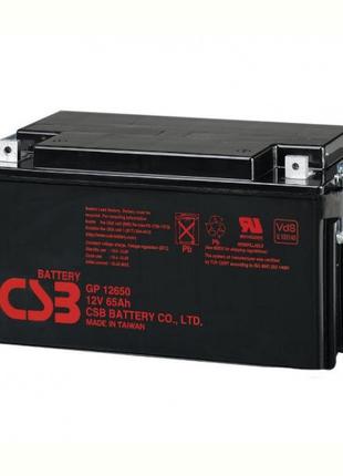 Акумуляторна батарея CSB 12 V 65 AH (GP12650/01558) AGM