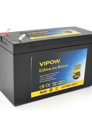 Акумуляторна батарея літієва Vipow 12 V 14 Ah з елементами Li-...