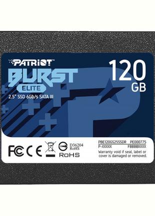 Накопичувач SSD 120 GB Patriot Burst Elite 2.5" SATAIII TLC (P...