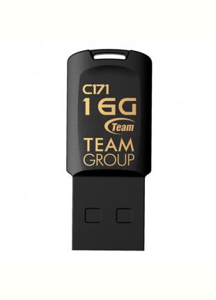 Флешнакопичувач USB 16GB Team C171 Black (TC17116GB01)