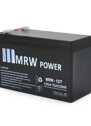 Акумуляторна батарея Mervesan MRW-12/7L 12 V 7 Ah ( 150 x 65 x...
