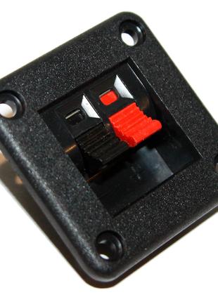 Затискач 2-pin JR6258A для динаміка розмір панелі 42 x 42 мм Q50
