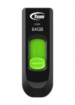 Флешнакопичувач USB 64GB Team C141 Green (TC14164GG01)