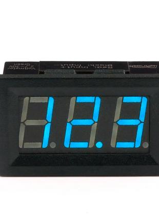 Цифровий вольтметр, діапазон вимірювань 4 — 100 V, Blue