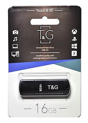 Флеш-накопитель USB 16GB T&G; 011 Classic Series Black (TG011-...