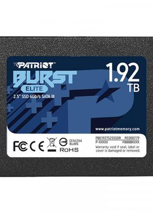 Накопичувач SSD 1.92TB Patriot Burst Elite 2.5" SATAIII TLC (P...
