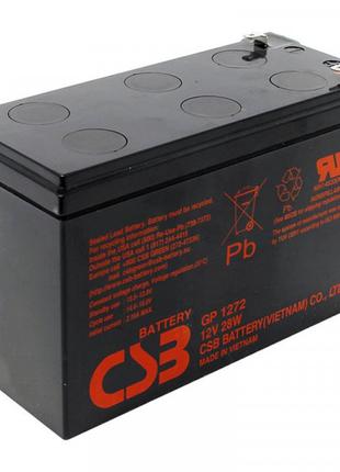 Акумуляторна батарея CSB 12 V 7.2 AH (GP1272, 28 W) AGM
