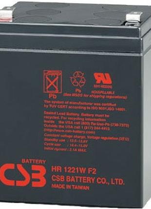 Акумуляторна батарея CSB 12 V 5 AH (HR1221W) AGM