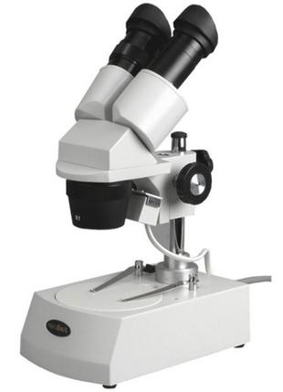 Мікроскоп бінокулярний BAKKU BA-007, Збільшення 20Х-40Х з підс...