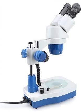 Мікроскоп бінокулярний BAKKU BX-3B, збільшення 10X-40X (385*32...