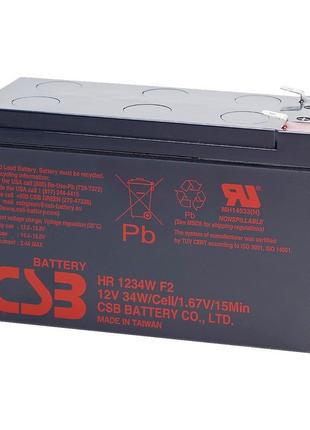 Акумуляторна батарея CSB HR1234WF2, 12 V 9 Ah (151х65х101мм) Q...