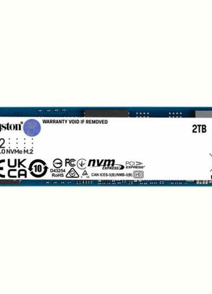 Накопичувач SSD 2 TB M.2 NVMe Kingston NV2 M.2 2280 PCIe Gen4....