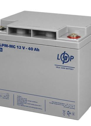 Акумуляторна батарея LogicPower 12 V 40 AH (LPM-MG 12 — 40 AH)...