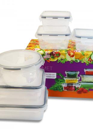 Набір контейнерів для зберігання продуктів Tavialo 6 предметів...