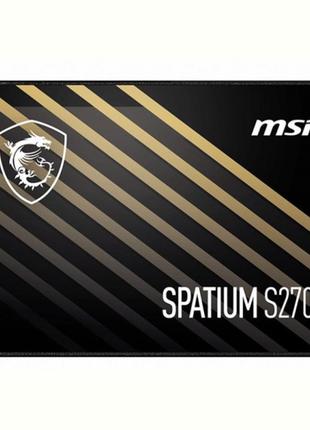 Накопитель SSD 480GB MSI Spatium S270 2.5" SATAIII 3D TLC (S78...