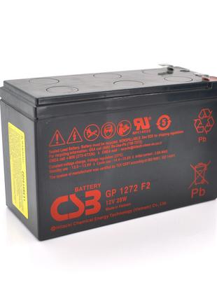 Акумуляторна батарея CSB 12 V 7.2 AH (GP1272F2-28W/07775) AGM ...