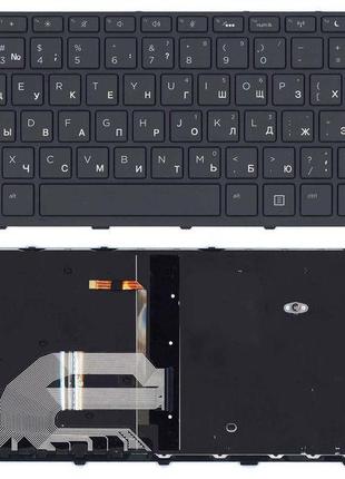 Клавіатура для HP ProBook (430 G5) з підсвіткою (Light), Black...