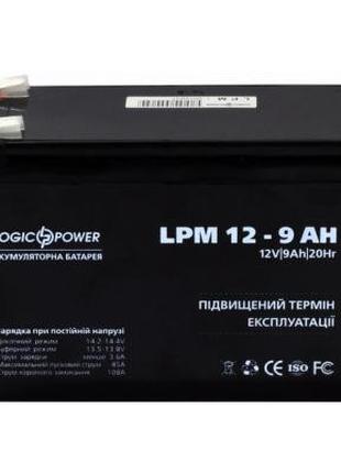 Акумуляторна батарея LogicPower 12 V 9 AH (LPM 12 — 9 AH) AGM