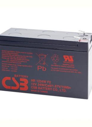 Акумуляторна батарея CSB 12 V 9 AH (HR1234W) AGM