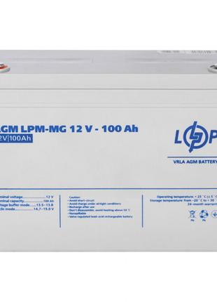 Акумуляторна батарея LogicPower 12 V 100 AH (LPM-MG 12 — 100 A...