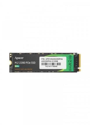 Накопичувач SSD 512 GB Apacer AS2280P4U M.2 2280 PCIe 3.0 x4 3...