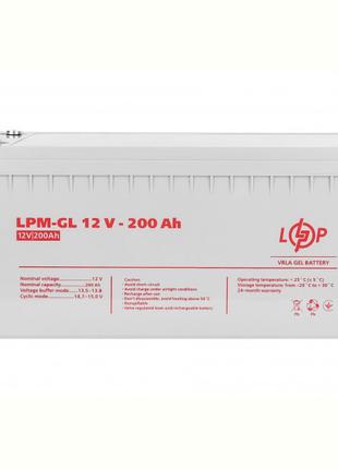 Акумуляторна батарея LogicPower 12 V 200 AH (LPM-GL 12 - 200 A...