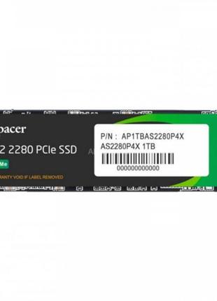 Накопитель SSD 1TB Apacer AS2280P4X M.2 PCIe 3.0 3D TLC (AP1TB...