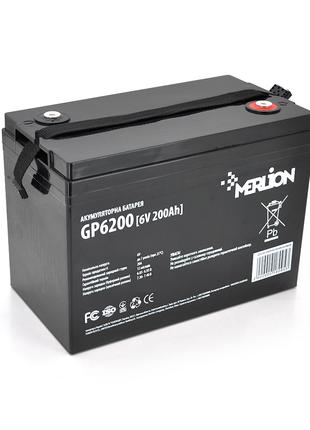 Акумуляторна батарея MERLION AGM GP6200 6 V 200 Ah ( 306 x 168...