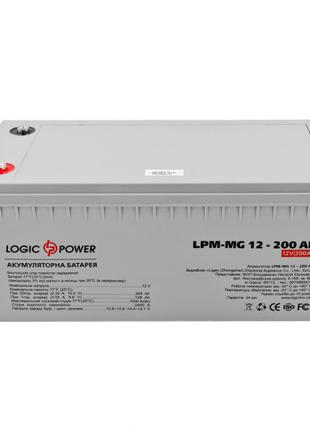 Акумуляторна батарея LogicPower 12 V 200 AH (LPM-MG 12 — 200 A...