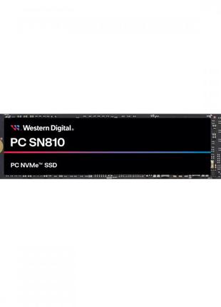 Накопичувач SSD 256 GB WD SN810 M.2 2280 PCIe 4.0 x4 3D NAND T...