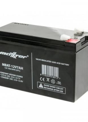 Акумуляторна батарея Maxxter 12 V 7 AH (MBAT-12V7AH) AGM