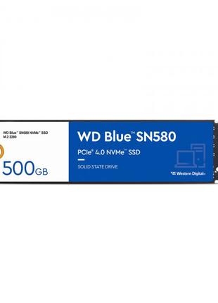 Накопичувач SSD 500 GB WD Blue SN580 M.2 2280 PCIe 4.0 x4 3D T...