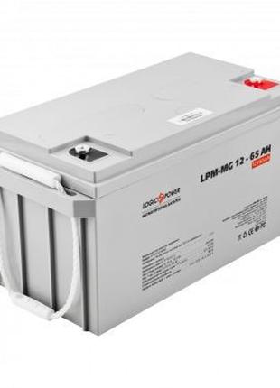 Акумуляторна батарея LogicPower 12 V 65 AH (LPM-MG 12 — 65 AH)...