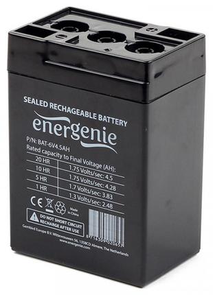 Акумуляторна батарея EnerGenie 6 V 4.5 AH (BAT-6V4.5AH) AGM