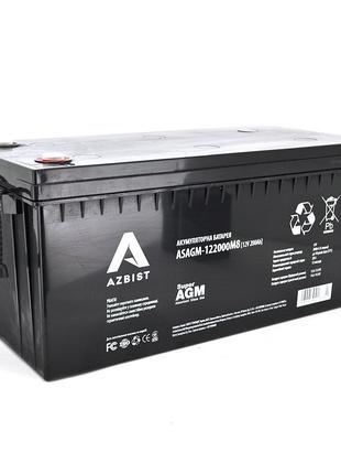 Аккумулятор ASBIST Super AGM ASAGM-122000M8, Black Case, 12V 2...